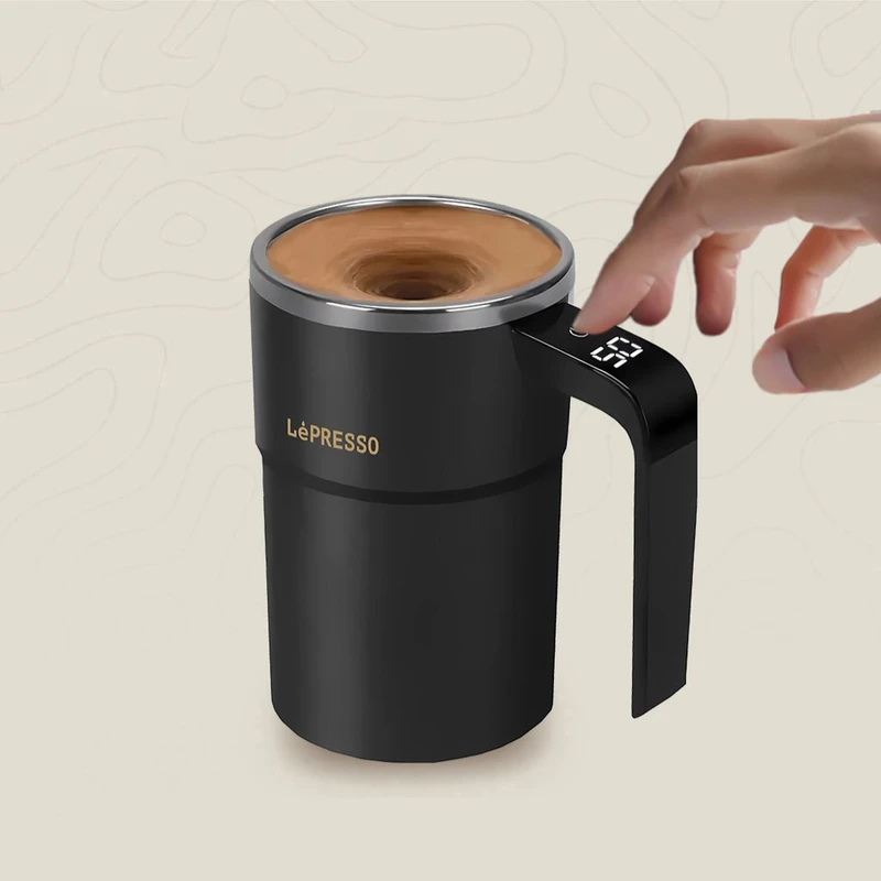 ماگ همزن‌دار مغناطیسی خودکار شارژی لپرسو ۳۸۰ میلی‌لیتری - Image 2