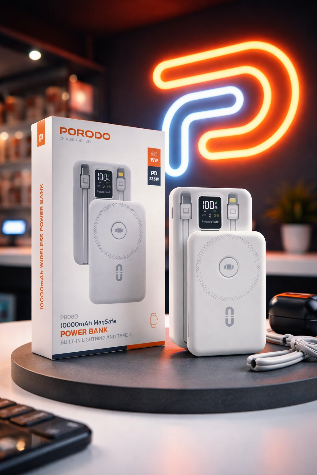 پاوربانک پرودو مدل PD-PBFCH080 10000mAh