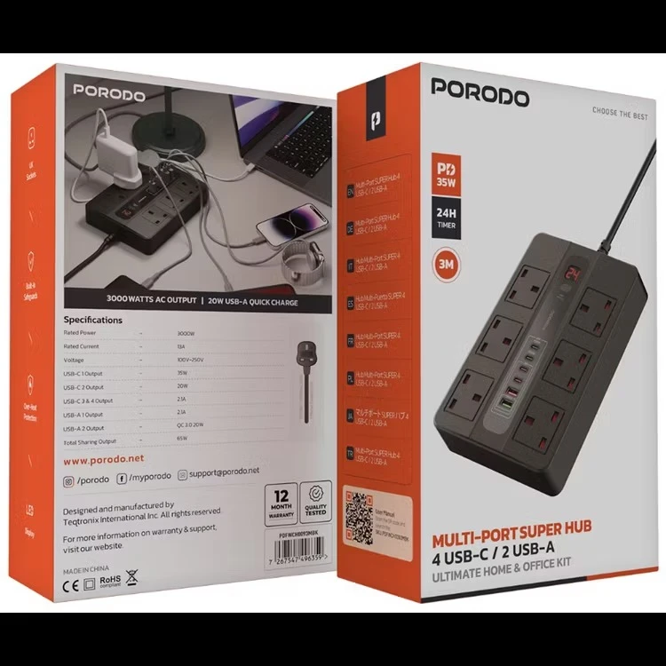 چندراهی برق پرودو مدل PD-FWCH009-BK - Image 4