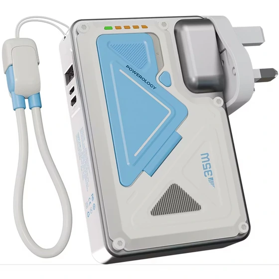 پاوربانک و شارژر دیواری Powerology مدل PPBCHA80 10000mAh